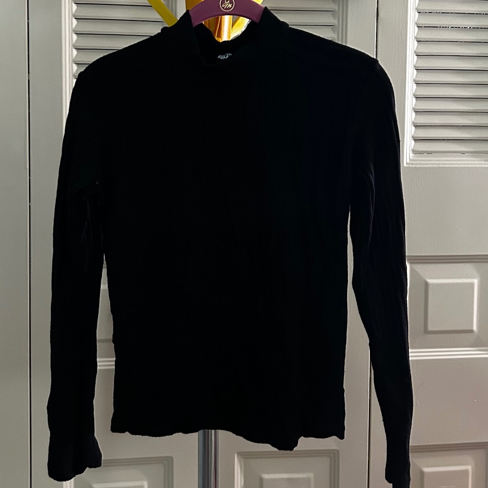 Medium Zara Black Mock Turtleneck